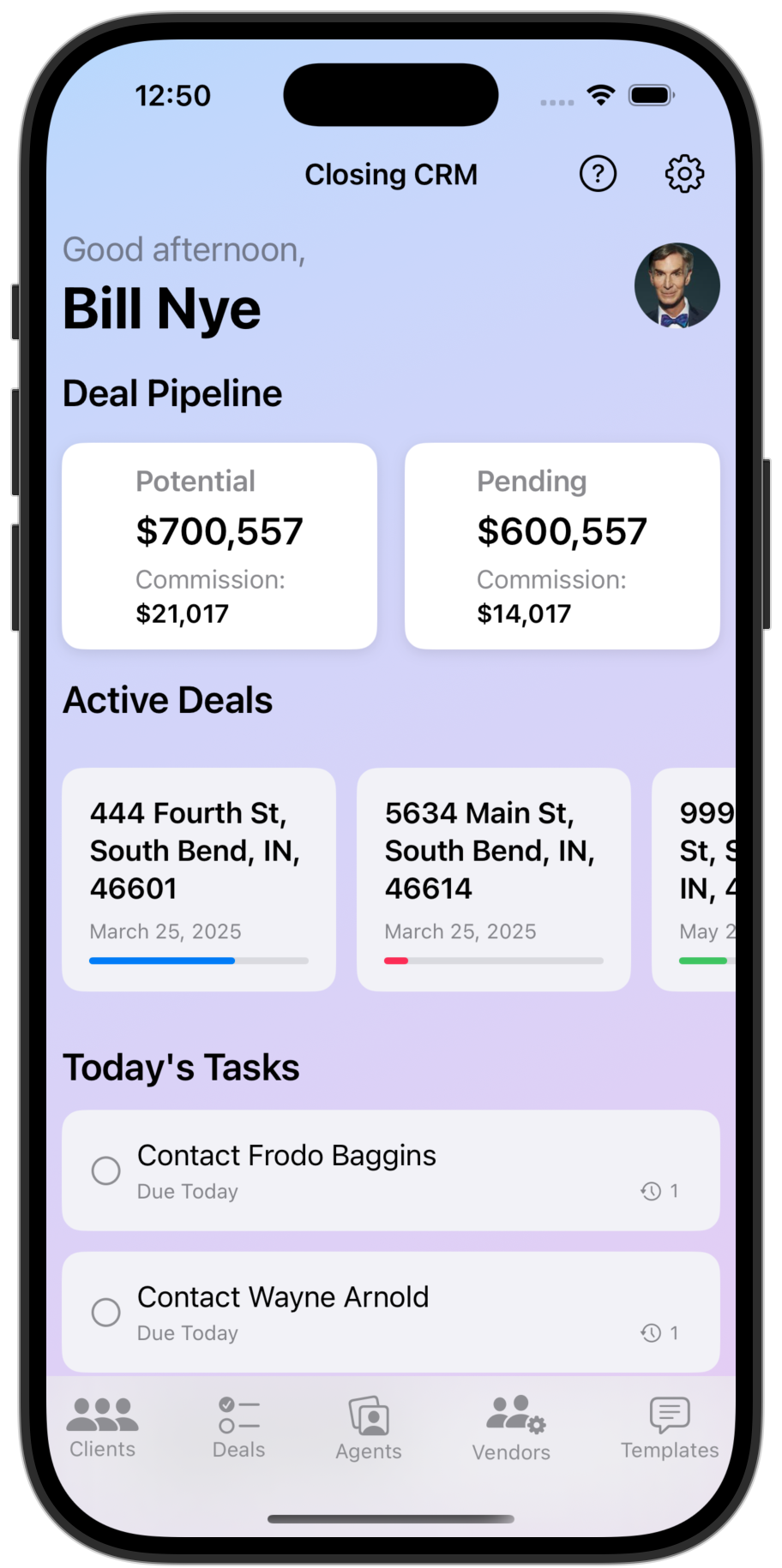 Closing CRM App